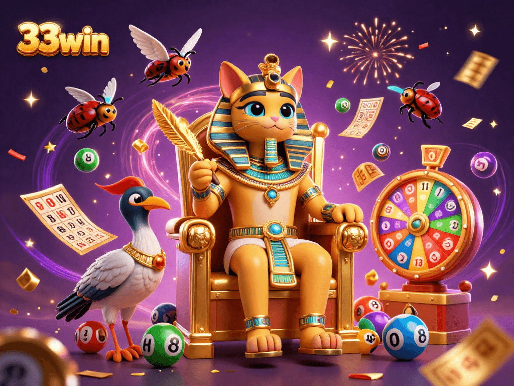 Experience the excitement of winning with 33win's vibrant lottery scene and dynamic game elements.