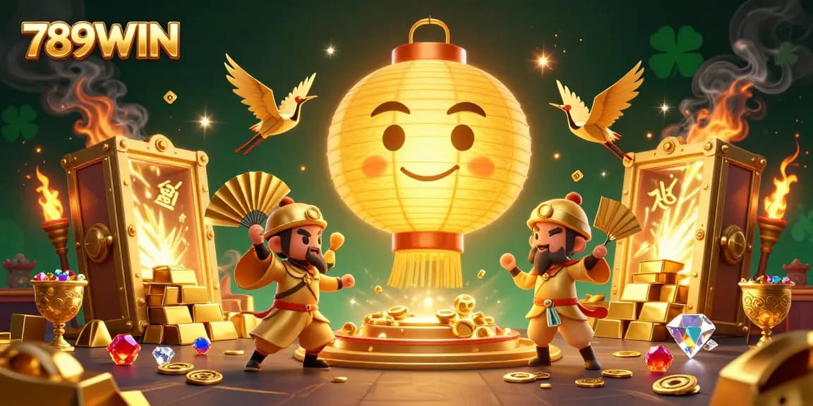 Experience thrilling gameplay at 789WIN with vibrant casino scenes featuring magical elements.