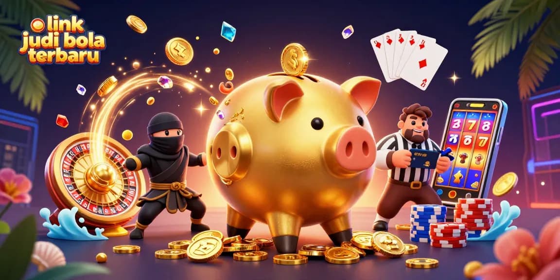 Experience exciting betting with link judi bola terbaru amidst a vibrant casino scene.