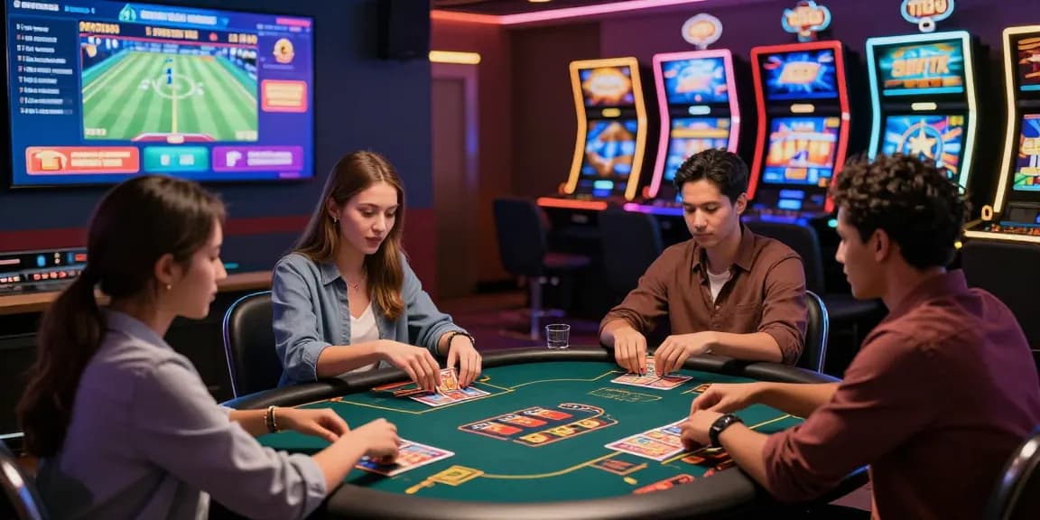 Engaging online gambling experience featuring players in diverse betting activities, showcasing click tại đây excitement and user-friendly interface.