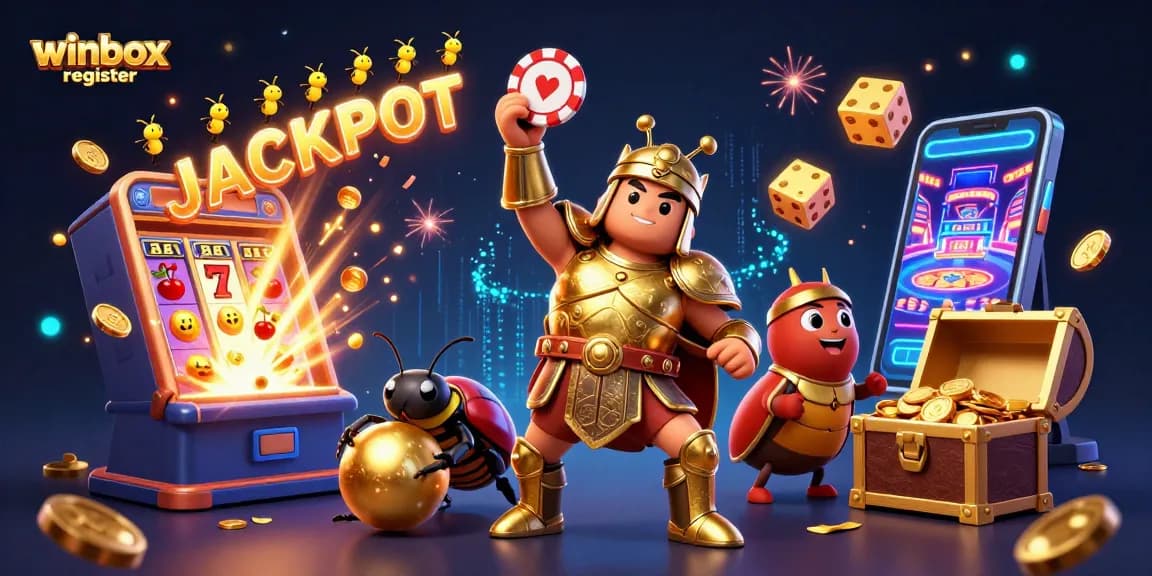 Winbox register to join the fun with vibrant 3D casino characters and exciting game elements.