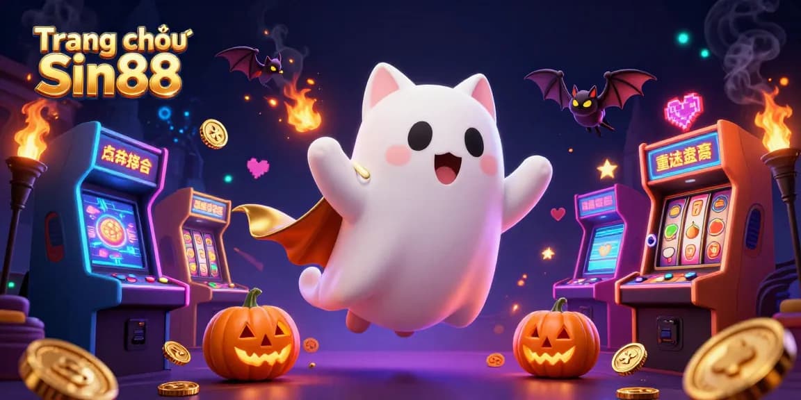 Engage with thrilling gameplay at Trang chủ Sin88 through our vibrant haunted casino scene.
