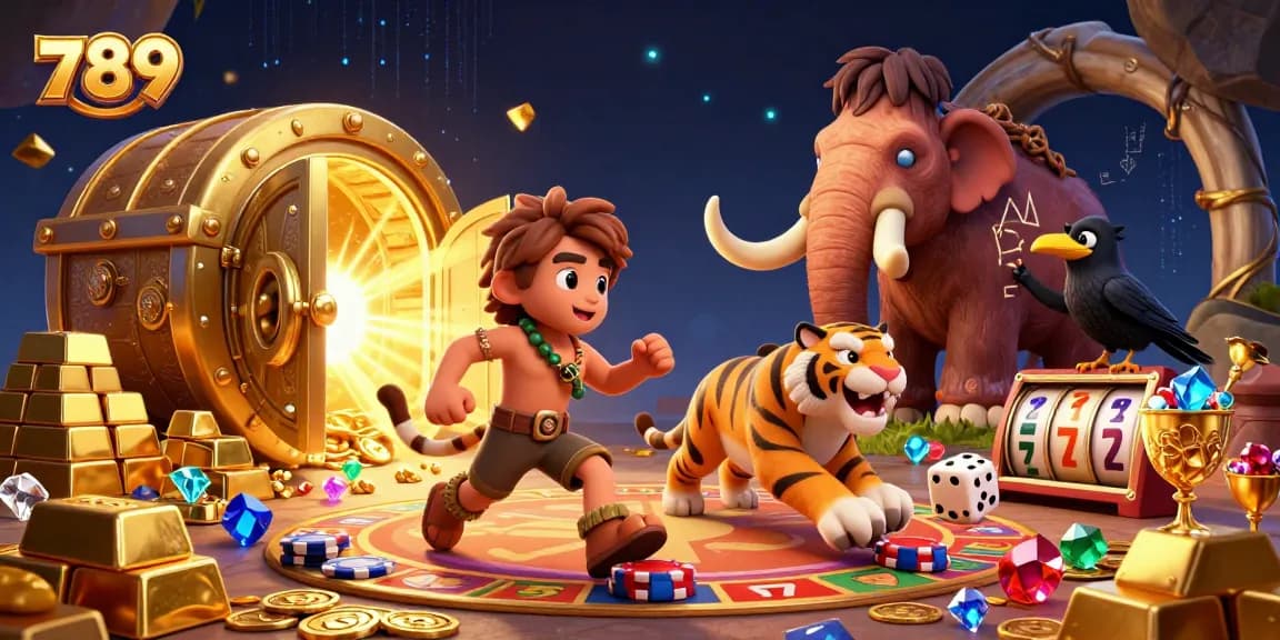 Experience thrilling games in the 789 prehistoric casino with vibrant characters and dazzling treasures.