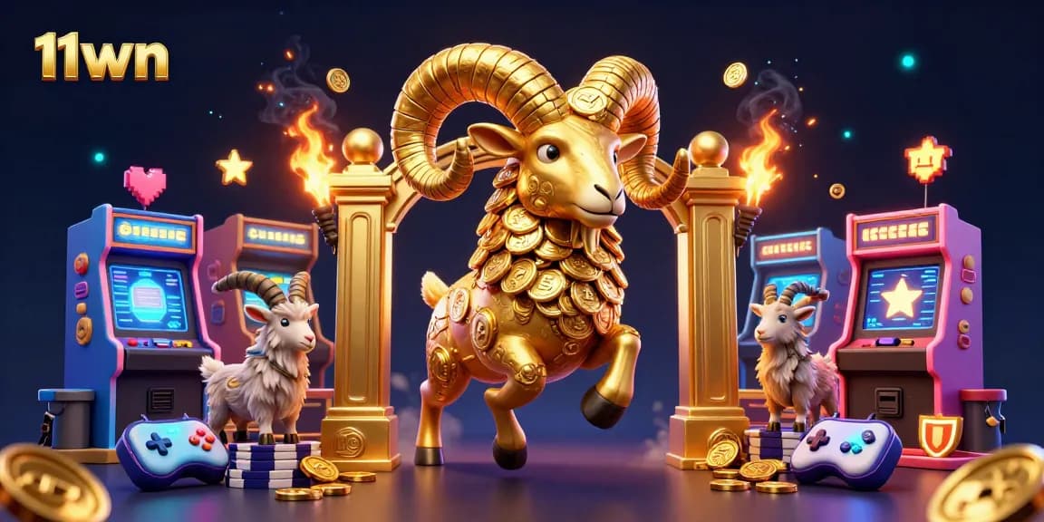 Engage with thrilling casino action as 11wn’s golden ram charges through a vivid arcade adventure.