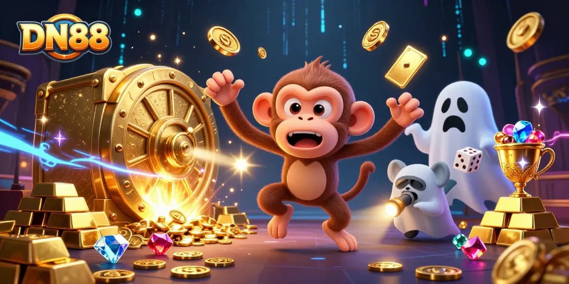 Engage in thrilling gameplay at DN88 with golden treasures and dynamic casino elements.