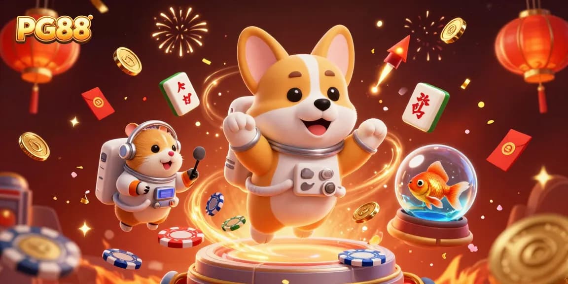 Experience thrilling gameplay with PG88 in a dynamic and captivating casino atmosphere featuring 3D characters.