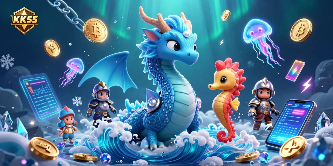 Engage in thrilling gaming experiences at KK55 with fantasy elements and vibrant visuals