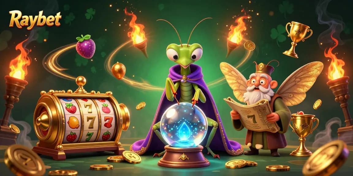 Raybet immersive casino experience with dynamic slot game elements and enchanting 3D characters.