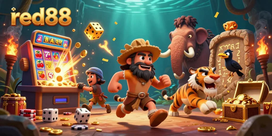 Experience thrilling gaming at red88's prehistoric casino filled with vibrant slot action!