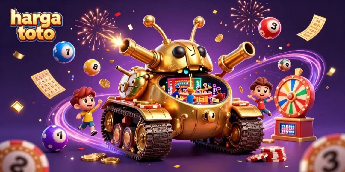 Engage with exciting opportunities at harga toto with this dynamic illustration depicting a vibrant casino scene.
