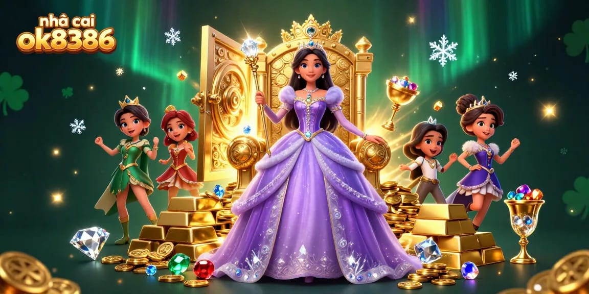 Engage with exciting slots at nhà cái ok8386 featuring golden treasures and dazzling gems.