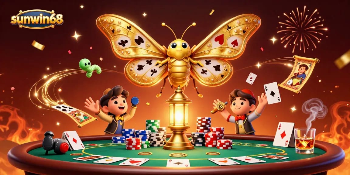 Experience the thrill of winning big with sunwin68 at an enchanting casino scene full of color.