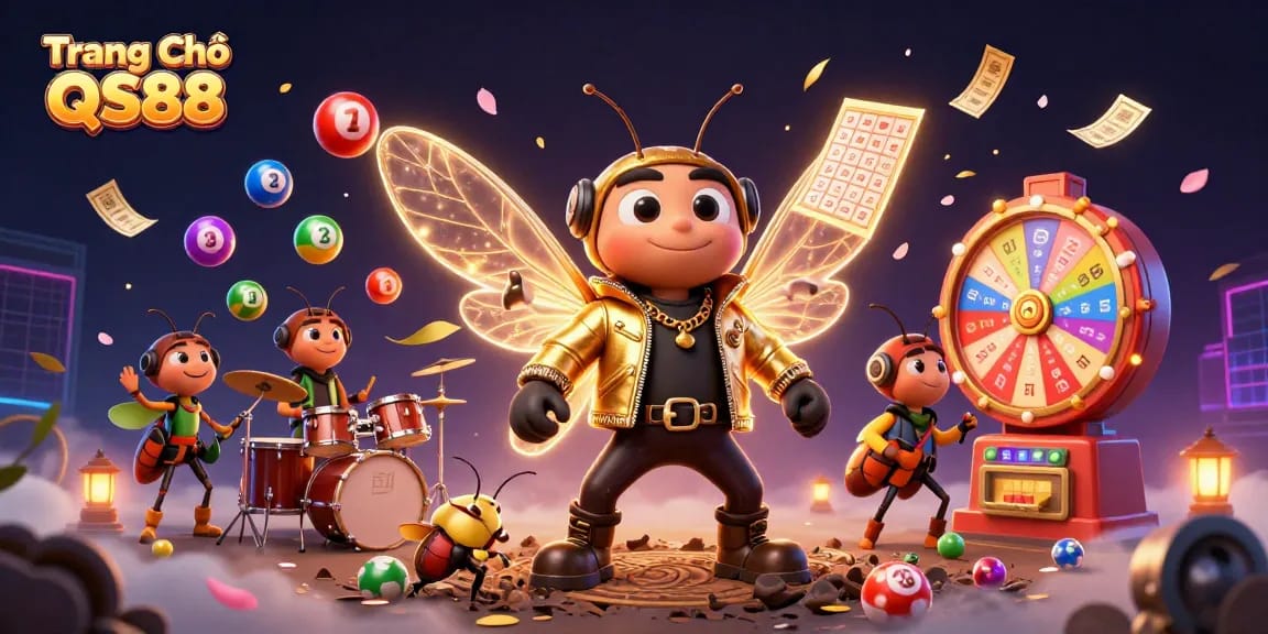 Experience thrilling wins at Trang Chủ QS88 with vibrant casino action and lively 3D characters.