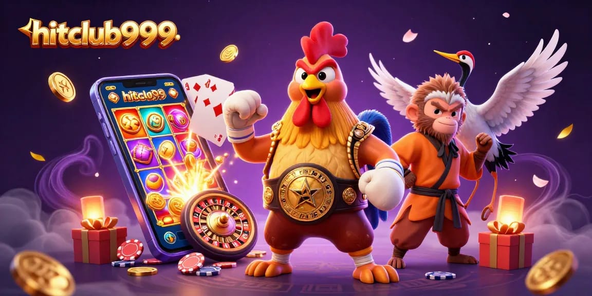 Experience high-stakes gaming adventures with hitclub9999 featuring epic characters and exciting casino elements.