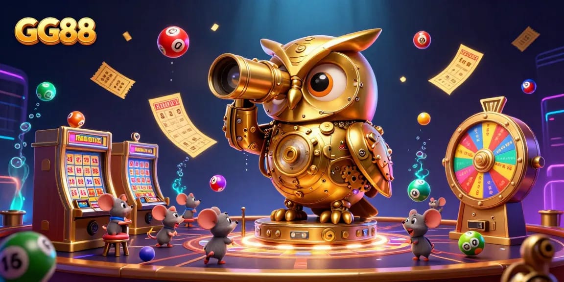 Experience thrilling wins at GG88 with vibrant casino graphics and exciting game elements.