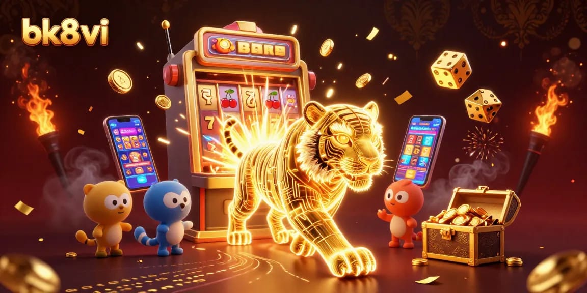 Experience adrenaline rushes at bk8vi with vibrant 3D slots and immersive casino elements.
