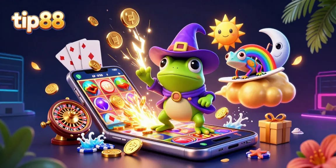 Experience thrilling gameplay and golden wins at tip88 with colorful slot games and exciting casino elements.