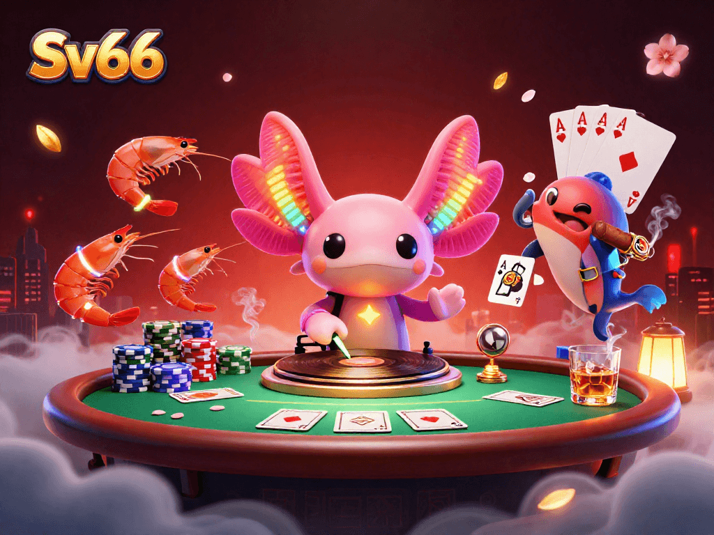 Engage in thrilling gameplay at Sv66 with dynamic characters and vibrant casino elements.