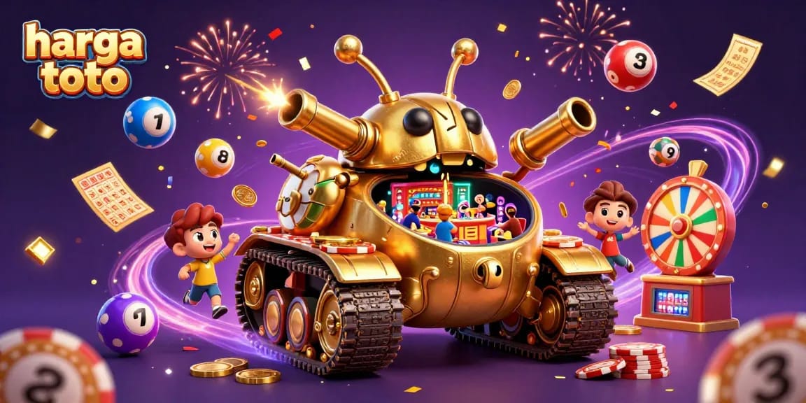 Engage with exciting opportunities at harga toto with this dynamic illustration depicting a vibrant casino scene.