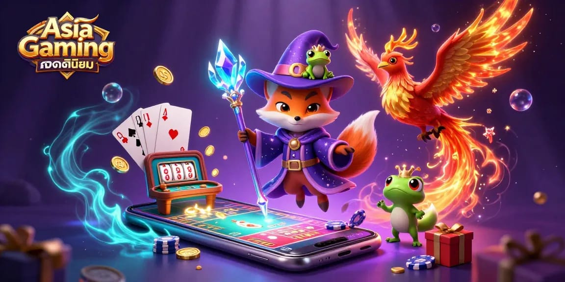 บาคาร่าค่าย Asia Gamingยอดนิยม ช่วยให้คุณเพลิดเพลินกับเกมบาคาร่า ในบรรยากาศคาสิโนออนไลน์ที่ไม่เหมือนใคร
