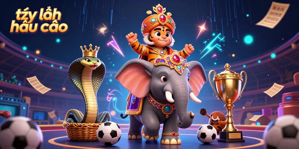 Engage with tỷ lệ nhà cái in a vibrant gambling scene featuring exotic characters and dynamic sports elements.
