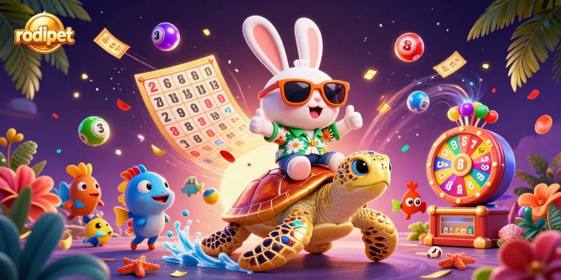 Experience the thrill of rodipet in a vibrant lottery scene filled with dynamic graphics and engaging elements.