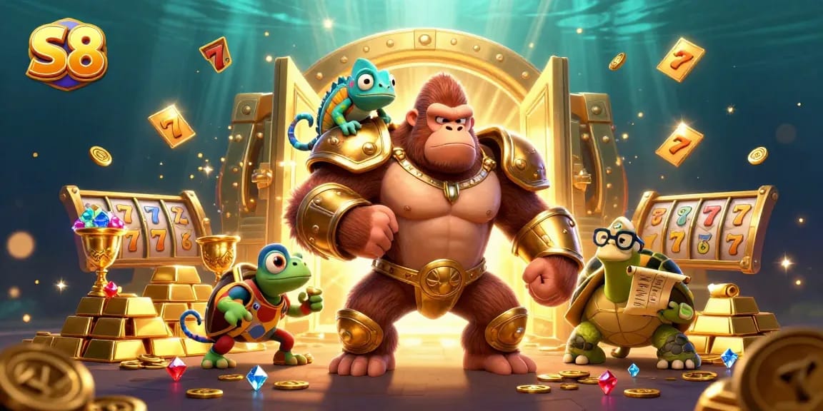 Engage in thrilling casino adventures at S8 with dynamic characters and dazzling treasures.