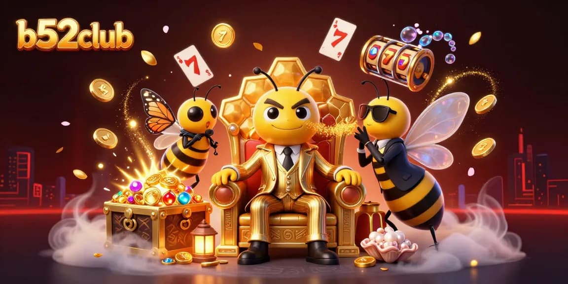 Bets come alive at b52club with vibrant games, gold coins, and immersive casino elements.