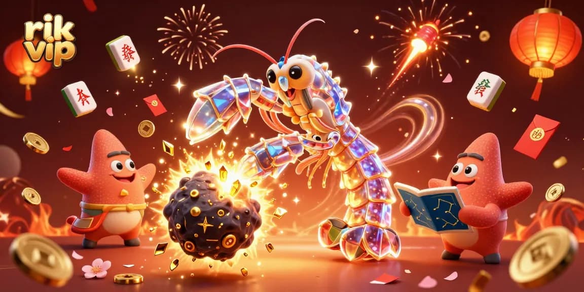 Experience thrill with rik vip while winning golden gems and coins in a vibrant casino atmosphere.