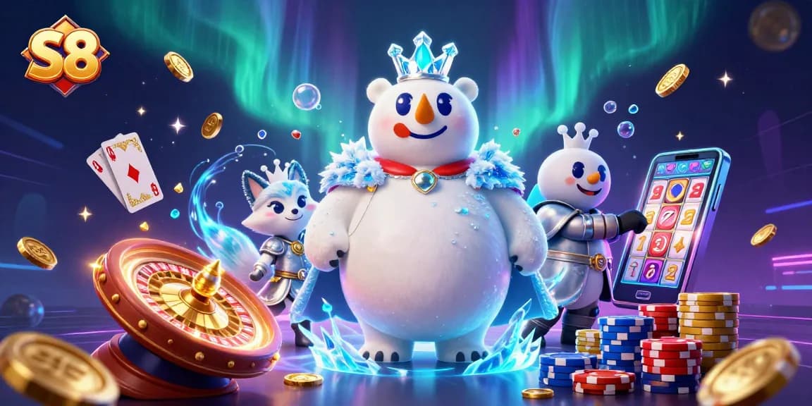 Experience S8's thrilling action with dynamic casino elements and stunning visuals