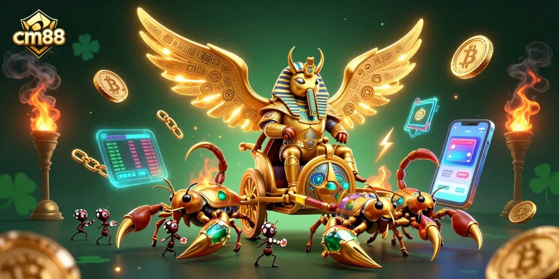 Experience thrilling wins with cm88's vibrant 3D gambling universe featuring iconic casino characters and elements.