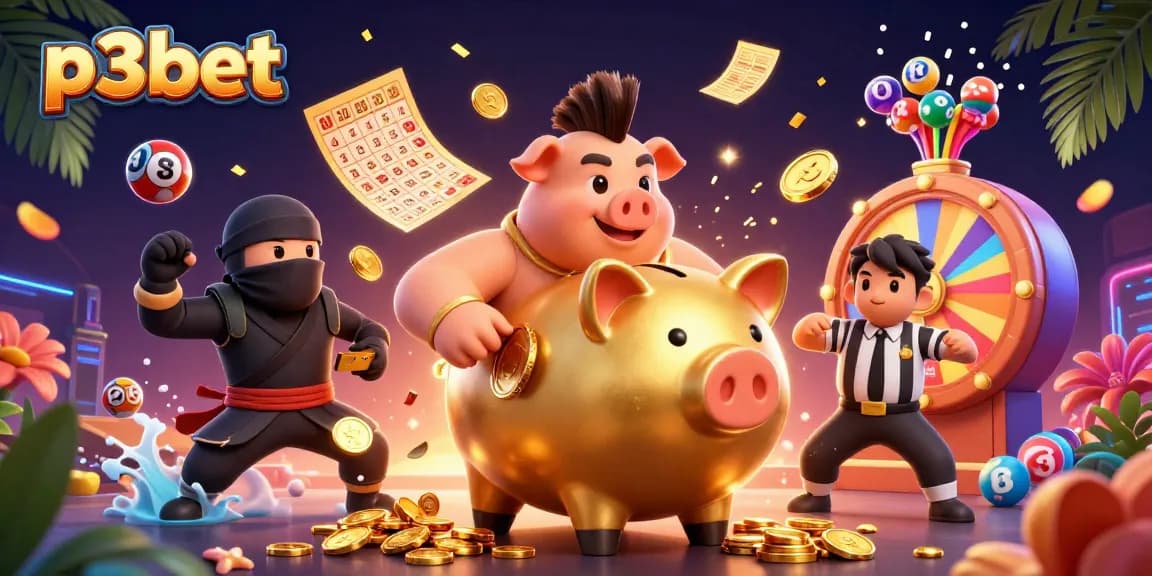Play exciting games with p3bet and experience dynamic casino action featuring vibrant characters and elements.