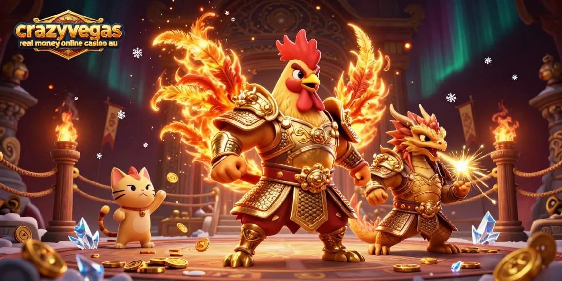 Experience thrilling gameplay at crazyvegas real money online casino au with exciting casino characters.