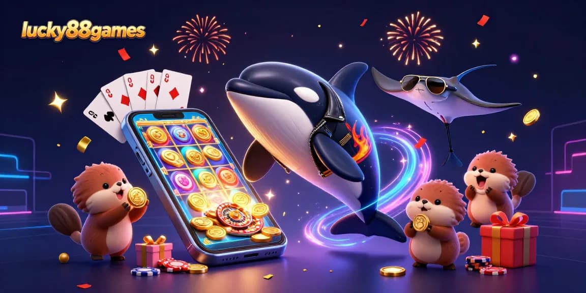 Experience thrilling gameplay with lucky88games featuring vibrant characters and casino elements.