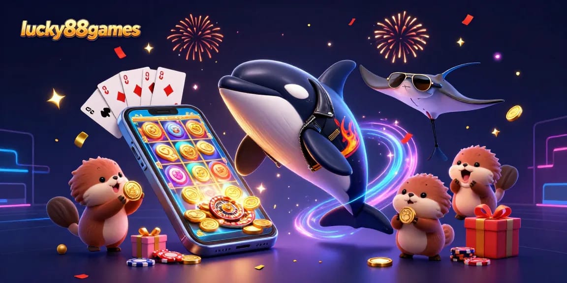 Experience thrilling gameplay with lucky88games featuring vibrant characters and casino elements.