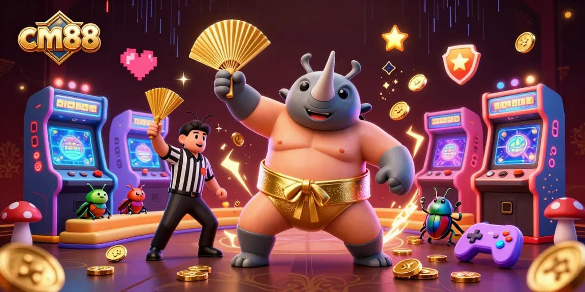 Experience thrilling casino action at cm88 with vibrant characters and dynamic gaming elements.