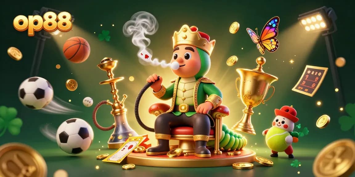 Engage with op88's vibrant 3D gaming world filled with exciting betting elements and sports action.