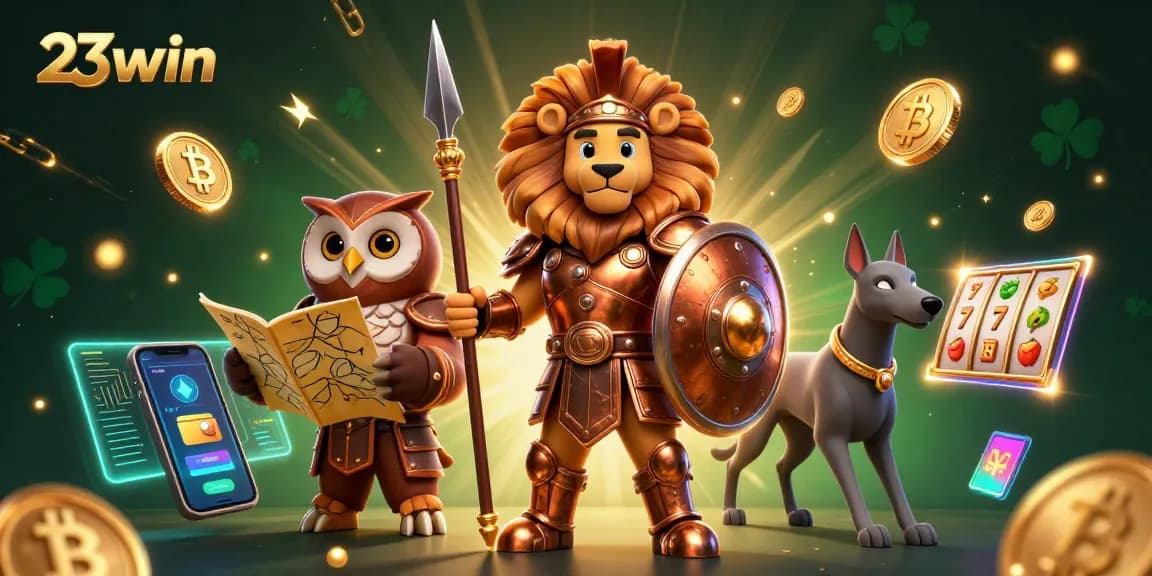 Engage with thrilling slots and crypto elements at 23win featuring dynamic characters.