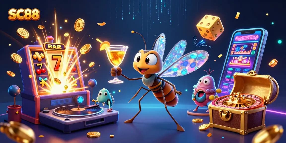 Engage with SC88’s vibrant casino gaming scene featuring 3D characters and exciting jackpots.