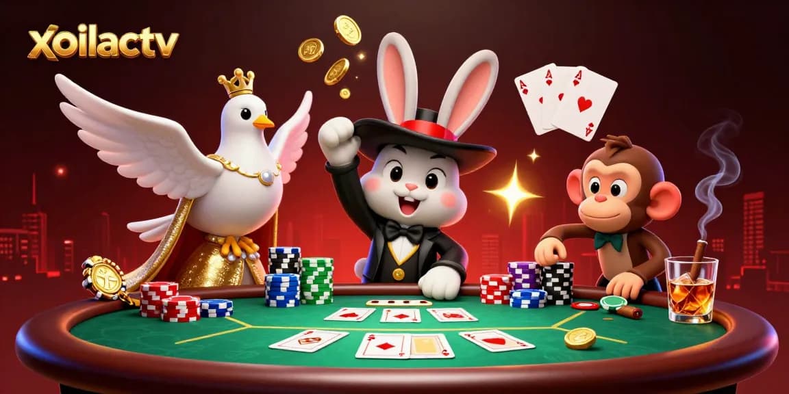 Engage in thrilling gambling action with xoilactv’s dynamic casino scene featuring magical characters.