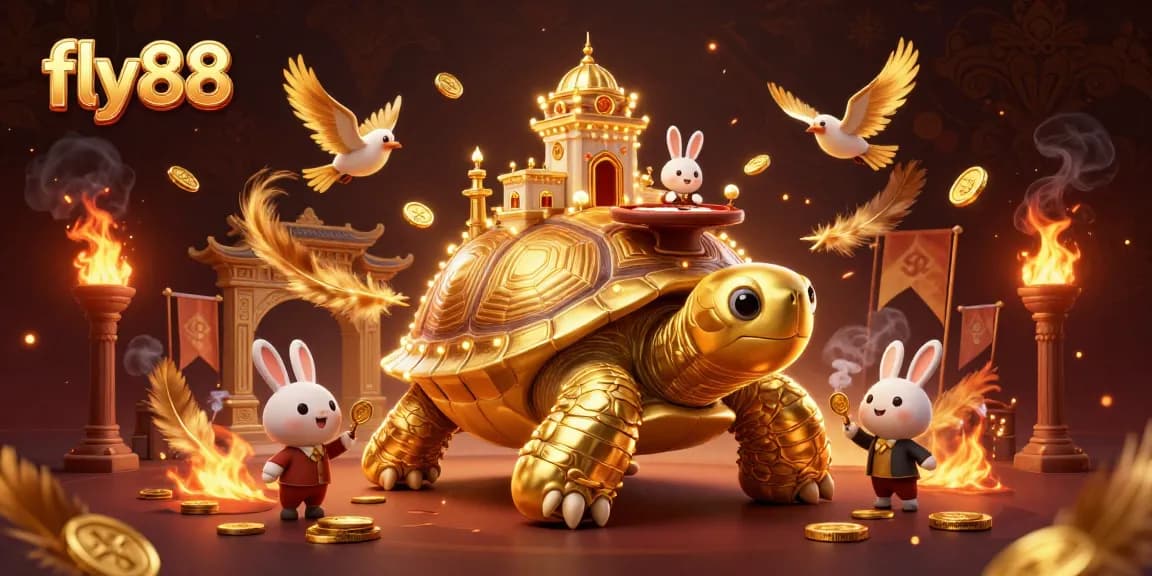 Experience thrilling excitement with fly88 at a vibrant online casino scene featuring unique gaming elements.