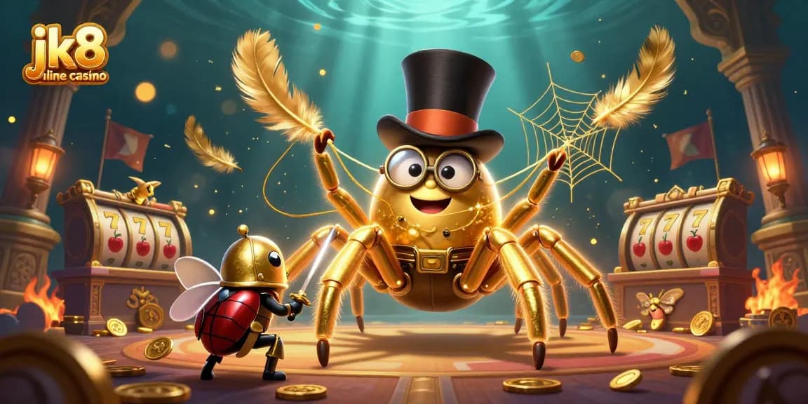 Engage with exciting games at jk8 online casino featuring a vibrant 3D scene of characters immersed in gameplay.