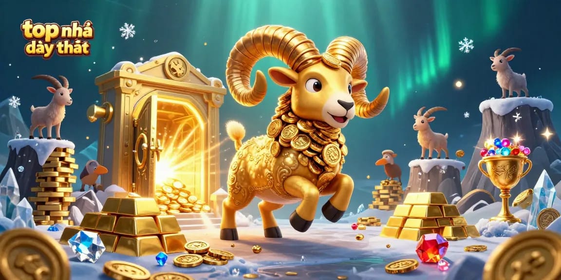 Experience top nhà cái uy tín with thrilling 3D scenes of golden rewards and casino excitement.