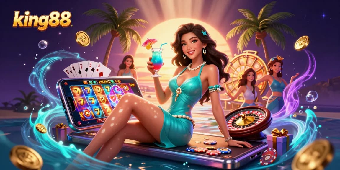 Win big at king88 with vibrant slot games and exciting beach casino vibes.