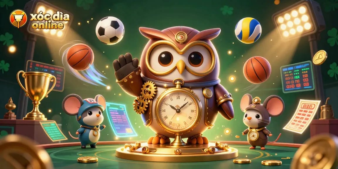 Spin to win with xóc đĩa online in this vibrant, dynamic casino scene featuring steampunk elements.