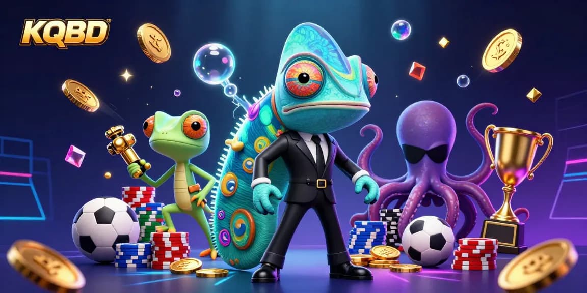 Bet on KQBD to experience real-time results with dynamic football trophies and action