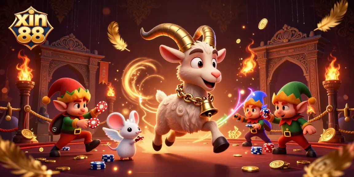 Experience exciting gaming adventures with xin 88 at a vibrant holiday-themed casino