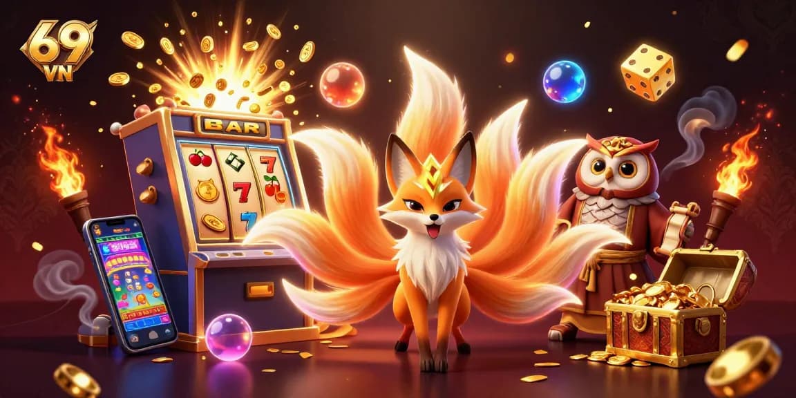 Engage with immersive gaming experiences at 69 VN featuring vibrant symbols and casino excitement.