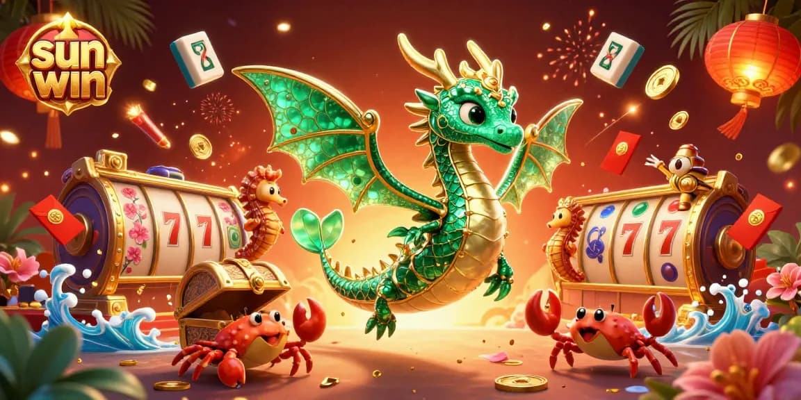 Engage in thrilling gameplay at sun win with vibrant 3D casino elements and dynamic characters.