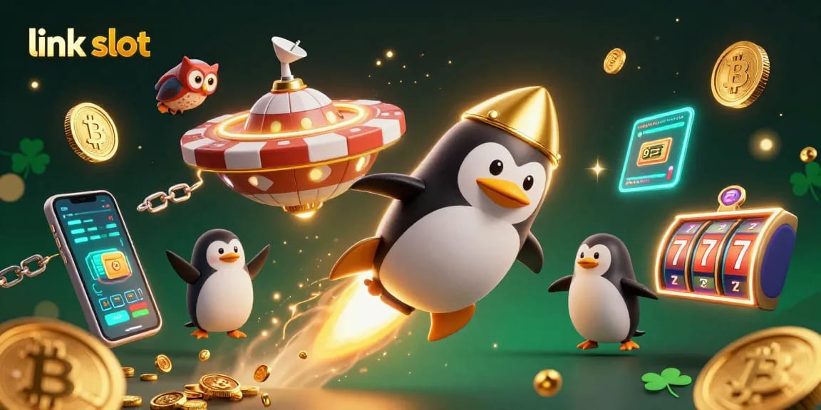 Menangkan jackpot dengan link slot yang mengasyikkan dan karakter beruang emas dalam ilustrasi 3D.